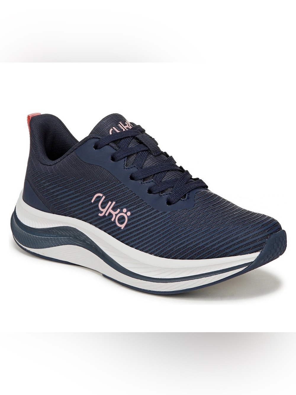 Ryka Women's Genuine Lace Up Walking Sneakers Academy Blue Size 8M